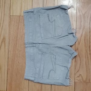 American Eagle Light grey corduroy shorts size 6